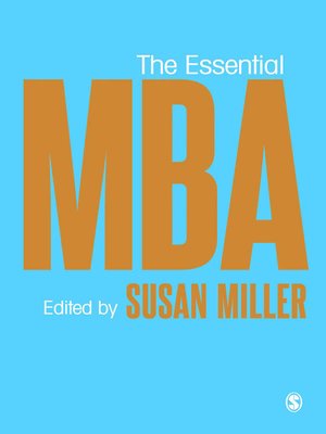 cover image of The Essential MBA